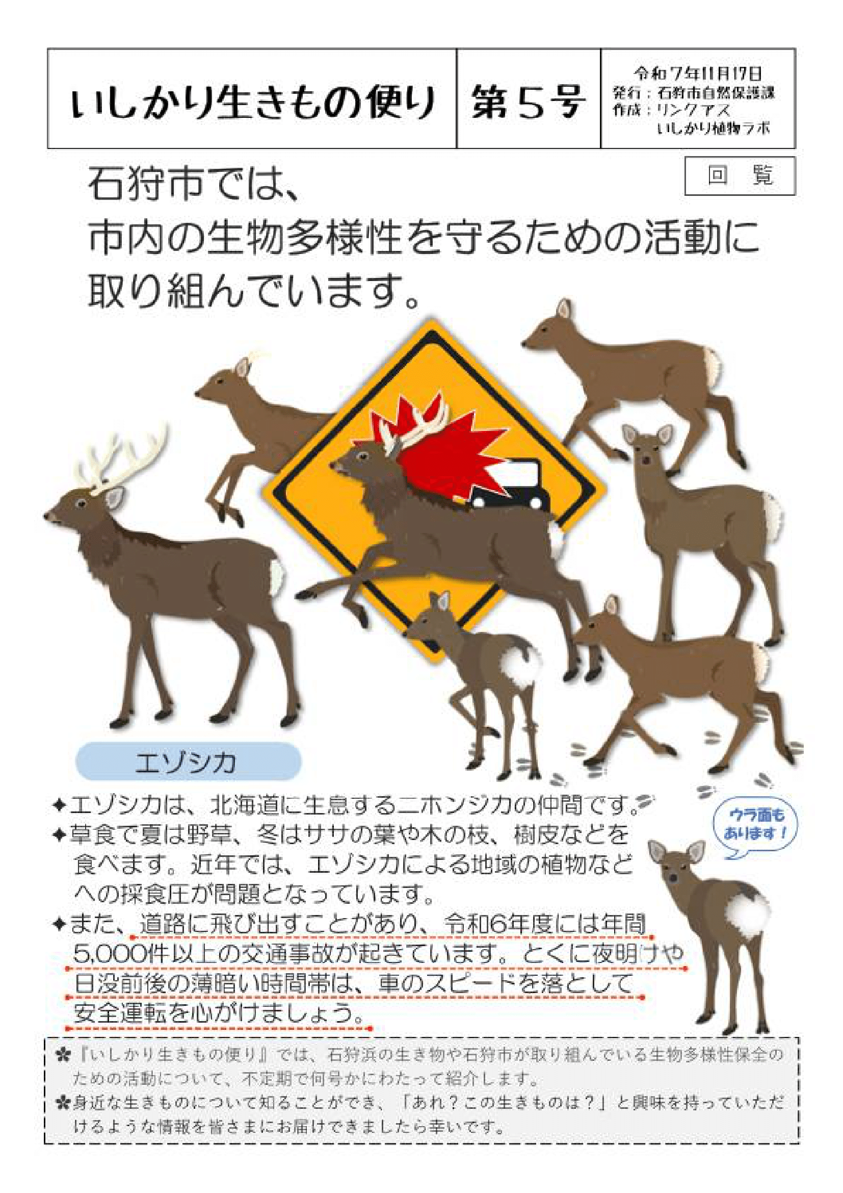 石狩市 自然保護課①